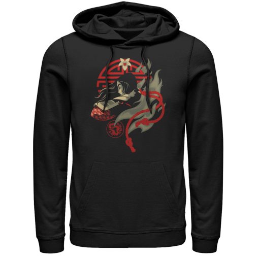 Men_s Mulan Warrior Icons Pull Over Hoodie