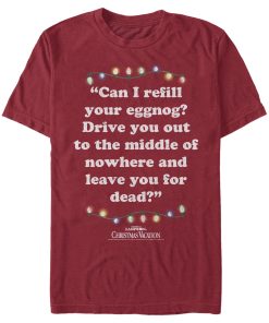Men_s National Lampoon_s Christmas Vacation Leave You for Dead Quote T-Shirt