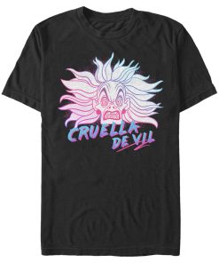 Men_s One Hundred and One Dalmatians Crazy Cruella T-Shirt