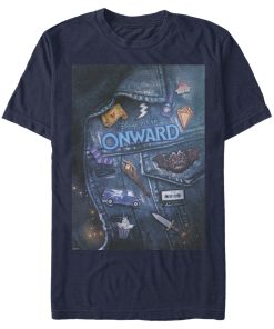 Men_s Onward Barley Denim Jacket Poster T-Shirt