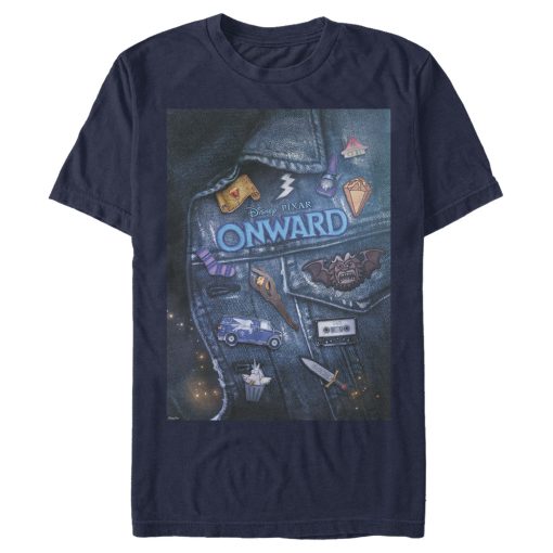 Men_s Onward Barley Denim Jacket Poster T-Shirt