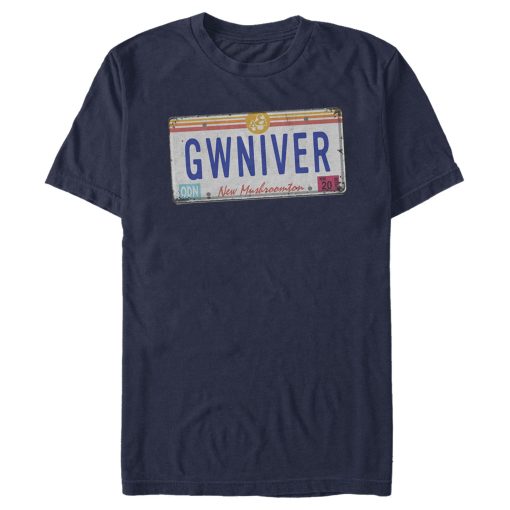 Men_s Onward GWINIVER License Plate T-Shirt