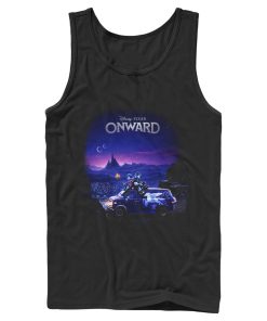 Men_s Onward Movie Sunset Poster Tank Top