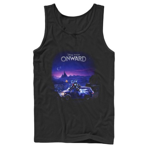 Men_s Onward Movie Sunset Poster Tank Top