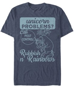 Men_s Onward Rubbish N_ Rainbows Pest Control T-Shirt