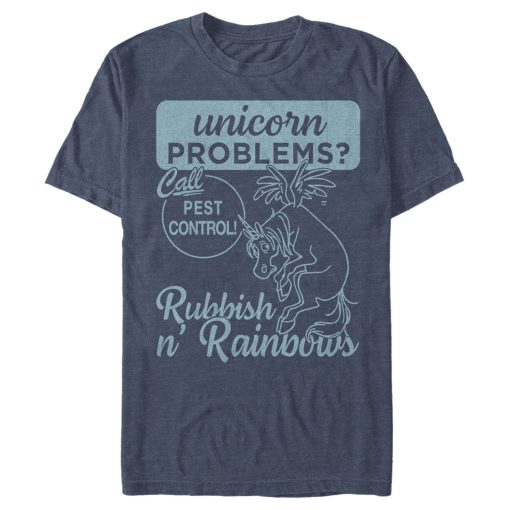 Men_s Onward Rubbish N_ Rainbows Pest Control T-Shirt