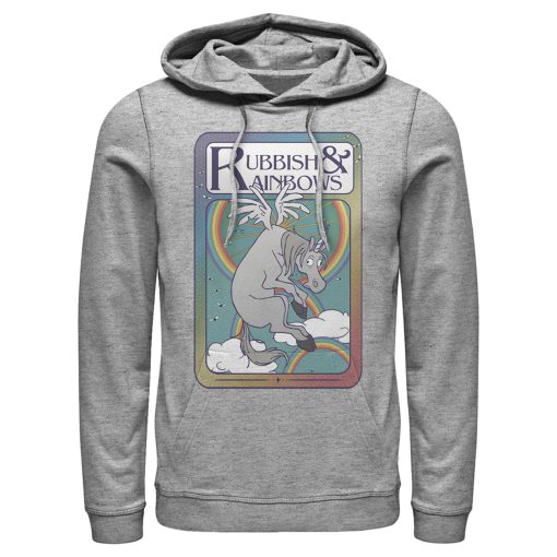 Men_s Onward Rubbish & Rainbows Playing Card Pull Over Hoodie