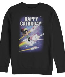 Men_s Ralph Breaks the Internet Happy Caturday Sweatshirt