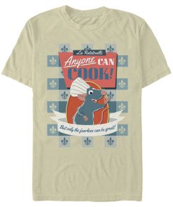 Men_s Ratatouille Fearless Can Be Great T-Shirt