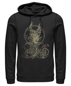 Men_s Sleeping Beauty Maleficent Twisted Queen Pull Over Hoodie