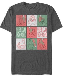 Men_s Snow White and the Seven Dwarfs Christmas Heigh Ho Box T-Shirt
