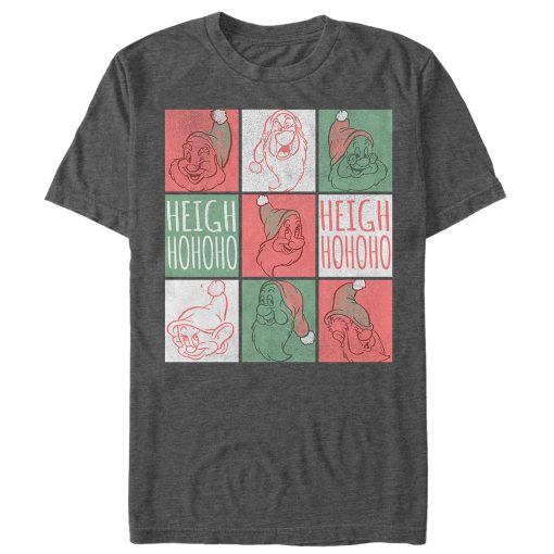 Men_s Snow White and the Seven Dwarfs Christmas Heigh Ho Box T-Shirt