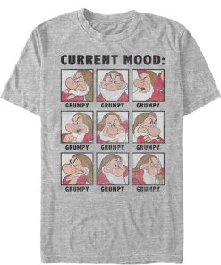Men_s Snow White and the Seven Dwarfs Grumpy Current Mood T-Shirt