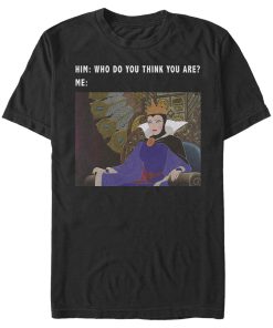 Men_s Snow White and the Seven Dwarfs Think You_re Queen T-Shirt