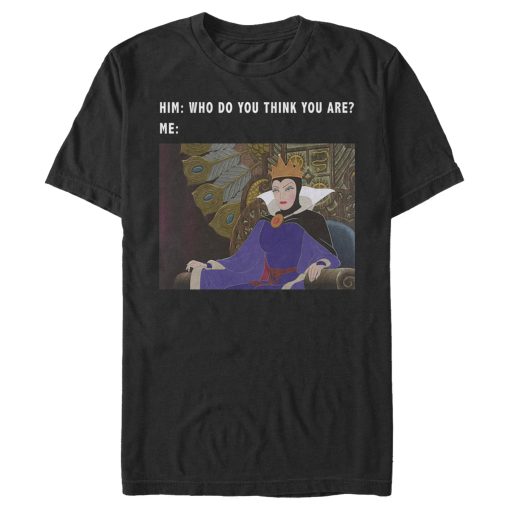 Men_s Snow White and the Seven Dwarfs Think You_re Queen T-Shirt