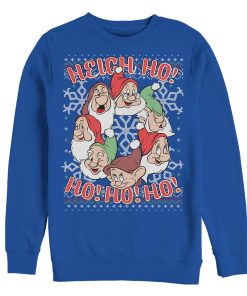 Men_s Snow White and the Seven Dwarfs Xmas Heigh Ho Sweatshirt