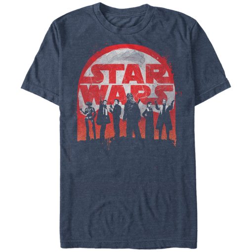 Men_s Solo A Star Wars Story Logo Character Splatter Print T-Shirt