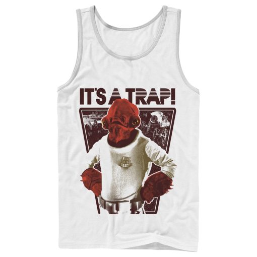 Men_s Star Wars Ackbar It_s a Trap Tank Top