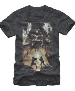 Men_s Star Wars Anakin and Obi-Wan Battle T-Shirt