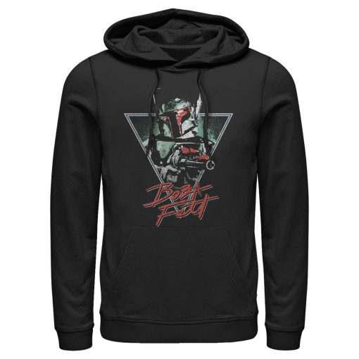 Men_s Star Wars Artistic Boba Fett Pull Over Hoodie