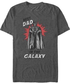 Men_s Star Wars Best Dad in the Galaxy T-Shirt