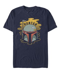Men_s Star Wars Boba Fett Cartoon Hunter T-Shirt