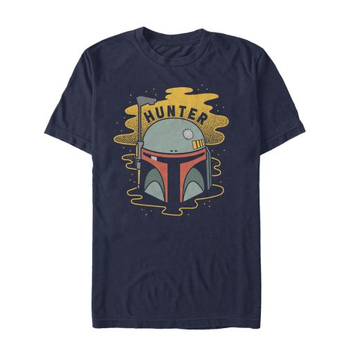 Men_s Star Wars Boba Fett Cartoon Hunter T-Shirt