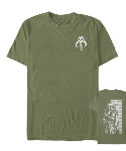 Men_s Star Wars Boba Fett Kanji Bounty Hunter T-Shirt