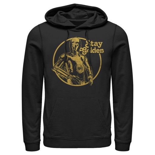 Men_s Star Wars C-3PO Stayen Pull Over Hoodie