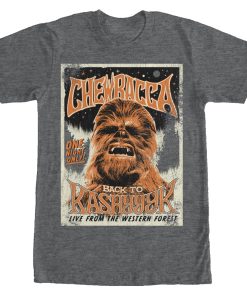 Men_s Star Wars Chewbacca Vintage Concert Poster T-Shirt