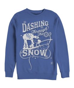 Men_s Star Wars Christmas AT-AT Dashing Snow Sweatshirt