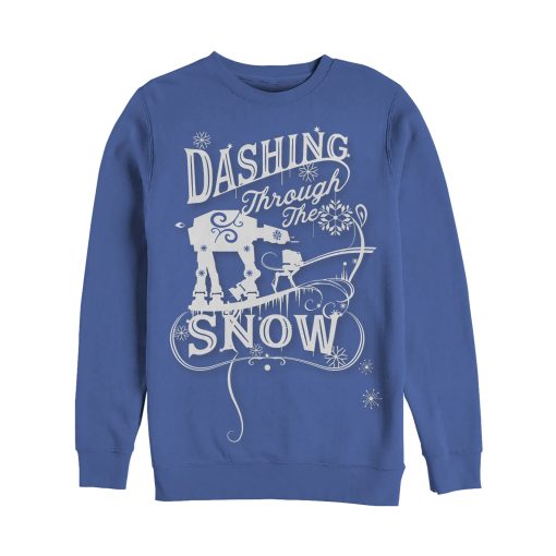 Men_s Star Wars Christmas AT-AT Dashing Snow Sweatshirt