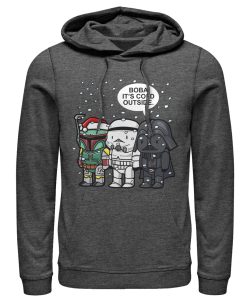 Men_s Star Wars Christmas Boba It_s Cold Outside Pull Over Hoodie