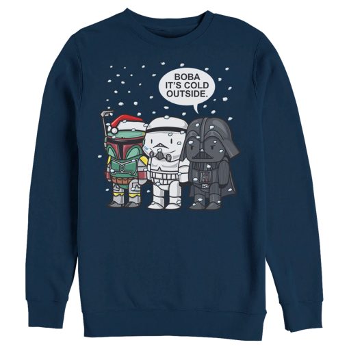 Men_s Star Wars Christmas Boba It_s Cold Outside Sweatshirt