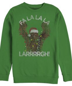 Men_s Star Wars Christmas Chewie Fa La La Sweatshirt