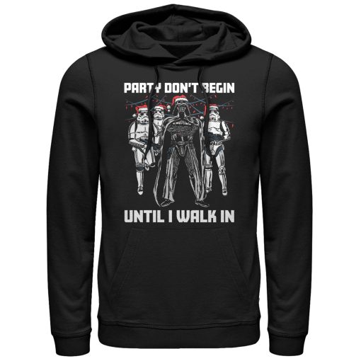 Men_s Star Wars Christmas Dark Side Party Pull Over Hoodie