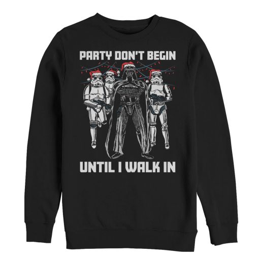 Men_s Star Wars Christmas Dark Side Party Sweatshirt