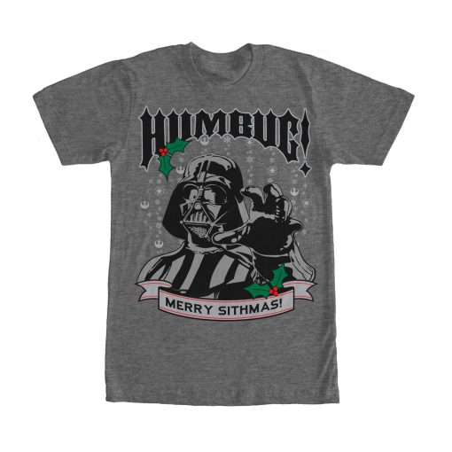 Men_s Star Wars Christmas Darth Vader Humbug T-Shirt