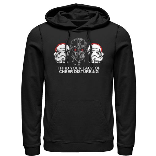 Men_s Star Wars Christmas Empire Lack of Cheer Disturbing Pull Over Hoodie