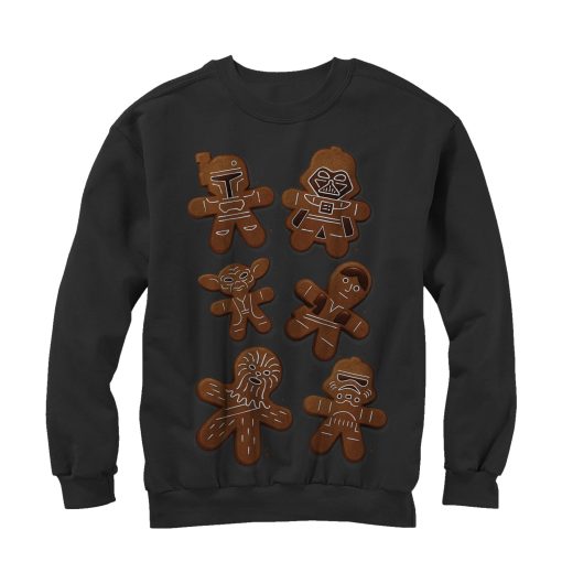 Men_s Star Wars Christmas Gingerbread Cookies Sweatshirt