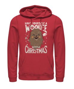 Men_s Star Wars Christmas Have Yourself a Wookie Pull Over Hoodie