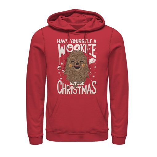 Men_s Star Wars Christmas Have Yourself a Wookie Pull Over Hoodie