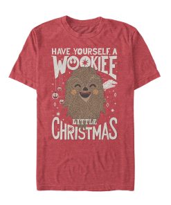 Men_s Star Wars Christmas Have Yourself a Wookie T-Shirt