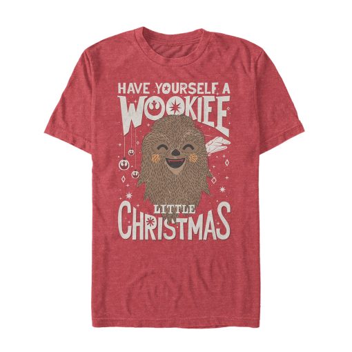 Men_s Star Wars Christmas Have Yourself a Wookie T-Shirt