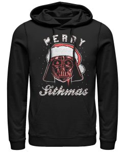 Men_s Star Wars Christmas Santa Vader Sithmas Pull Over Hoodie