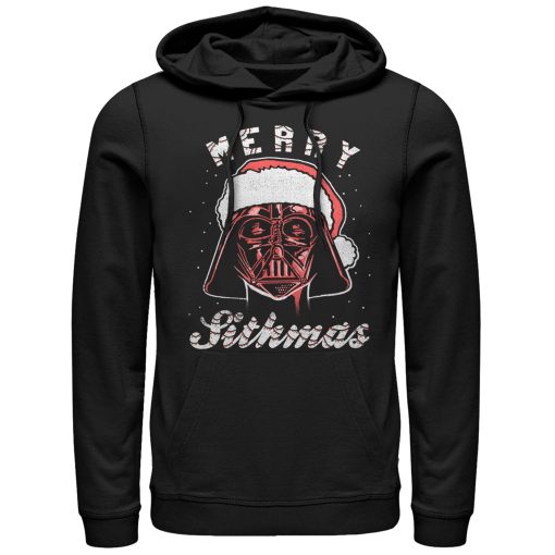 Men_s Star Wars Christmas Santa Vader Sithmas Pull Over Hoodie