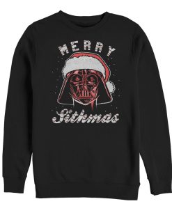 Men_s Star Wars Christmas Santa Vader Sithmas Sweatshirt
