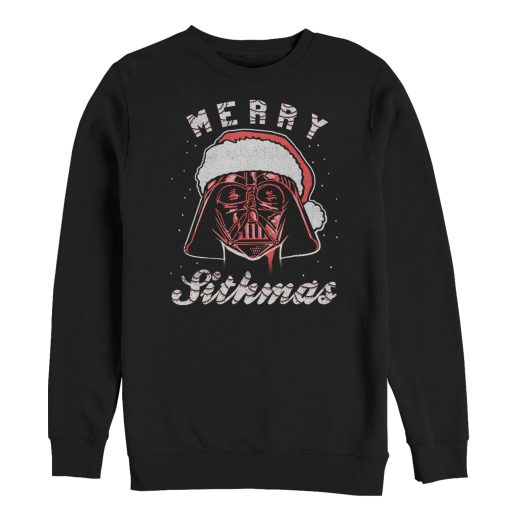 Men_s Star Wars Christmas Santa Vader Sithmas Sweatshirt