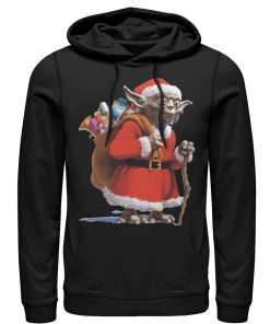 Men_s Star Wars Christmas Santa Yoda Pull Over Hoodie