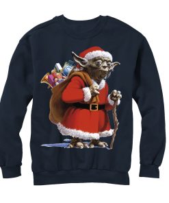 Men_s Star Wars Christmas Santa Yoda Sweatshirt